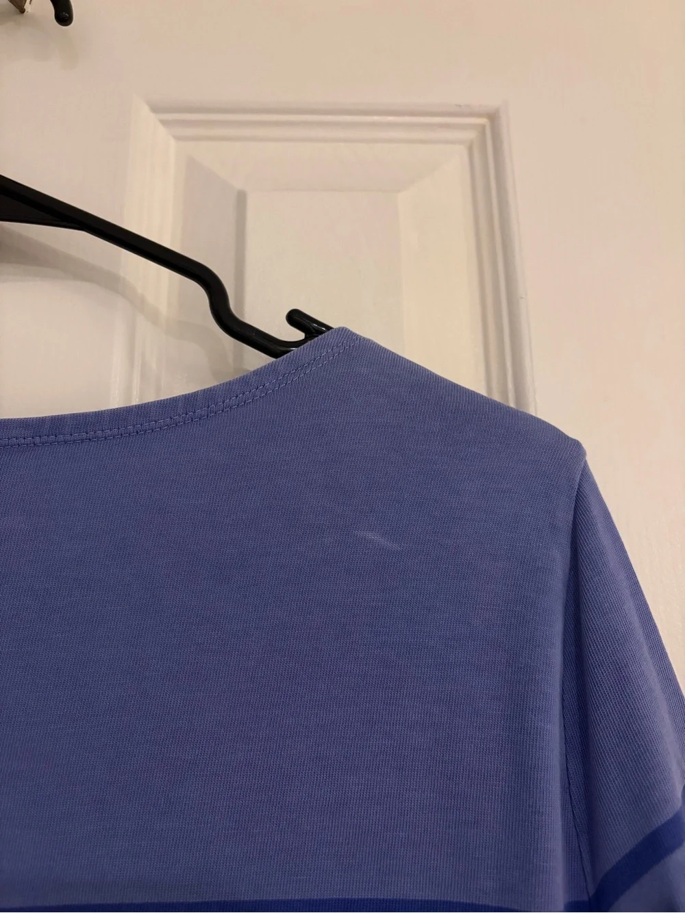 Vineyard Vines T Shirt Dress Small Periwinkle Stripe Preppy Cotton